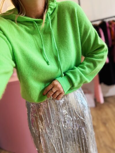 Pull Pueblo - Vert fluo