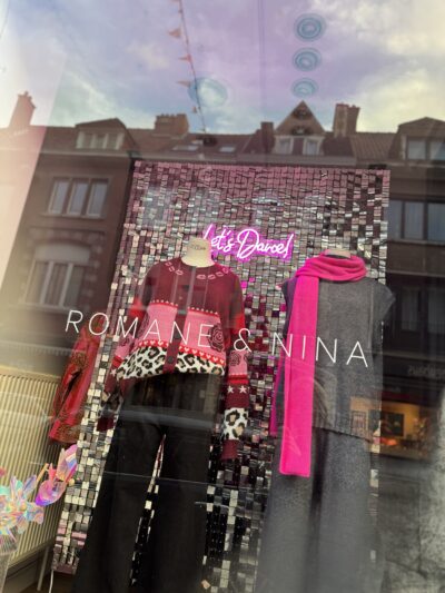 Écharpe TWNS - rose fluo