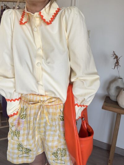 Chemise Agnès - Jaune/Orange