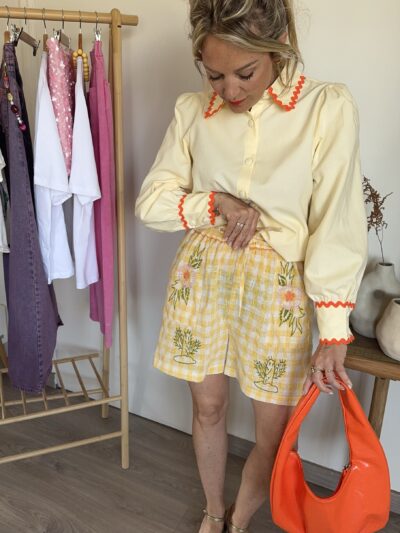 Chemise Agnès - Jaune/Orange